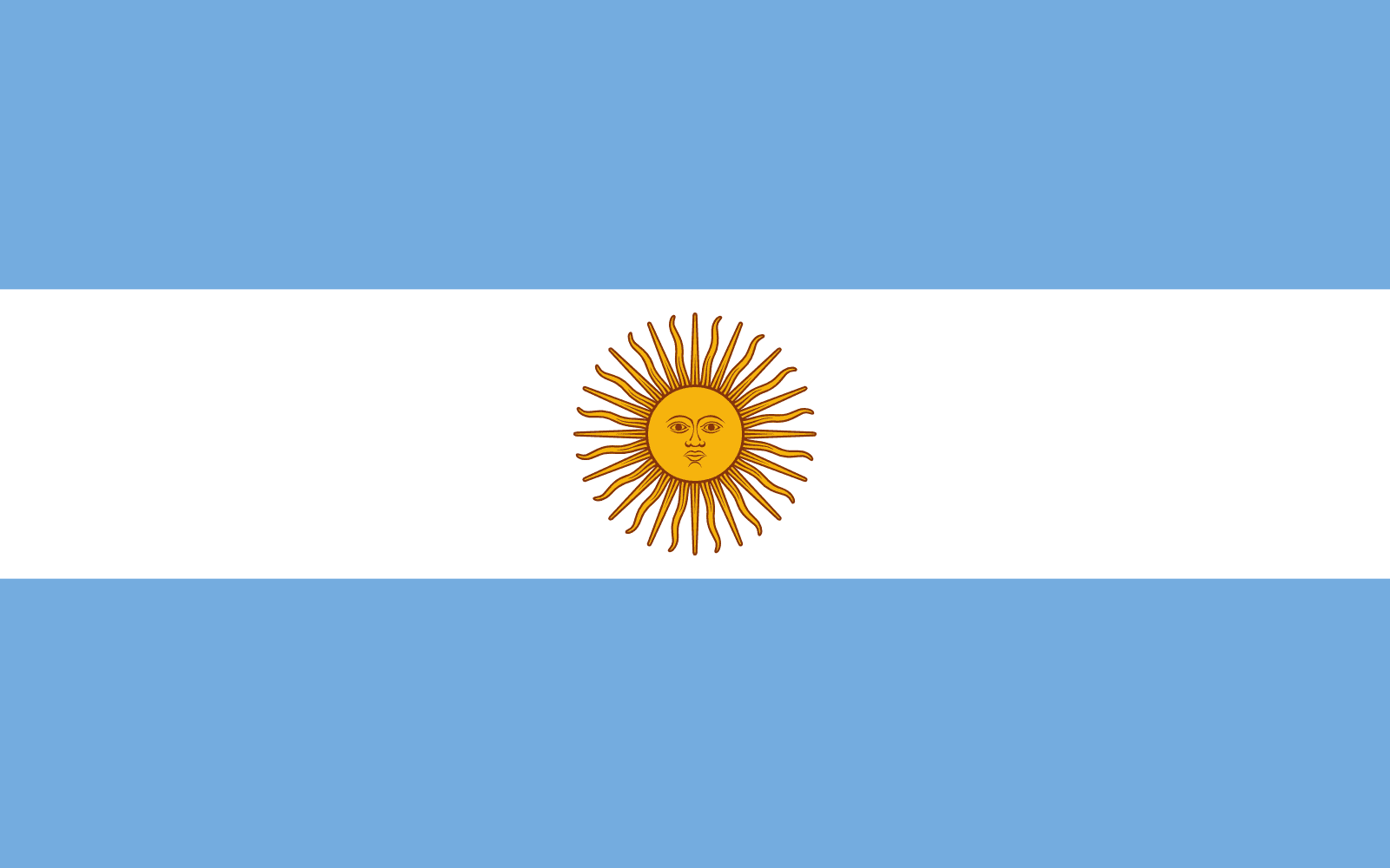 アルゼンチンの旗 世界の国旗