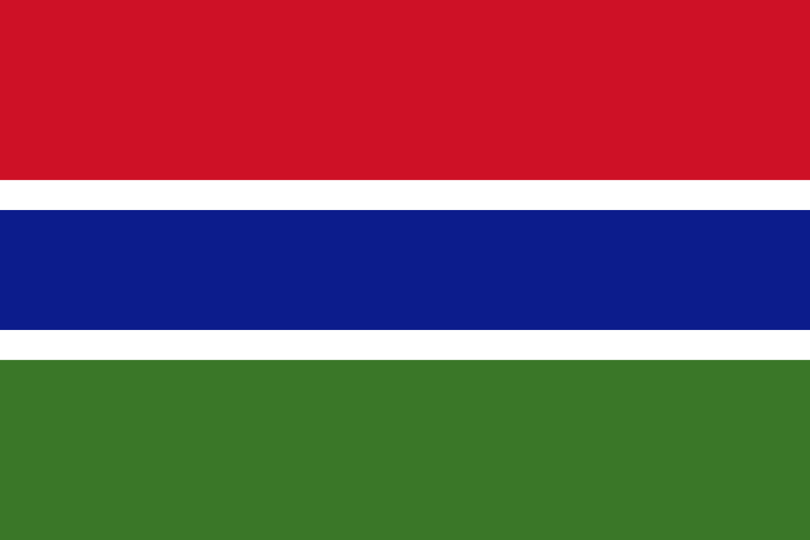 ガンビアの旗 世界の国旗