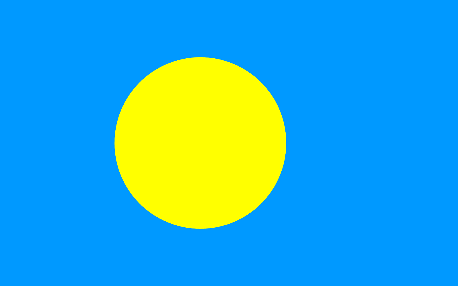 パラオの旗 世界の国旗 パラオの旗 世界の国旗