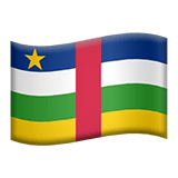 中央アフリカ共和国 Apple Emoji