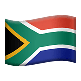 南アフリカ共和国 Apple Emoji