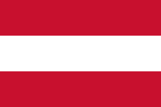 オーストリアの旗 世界の国旗