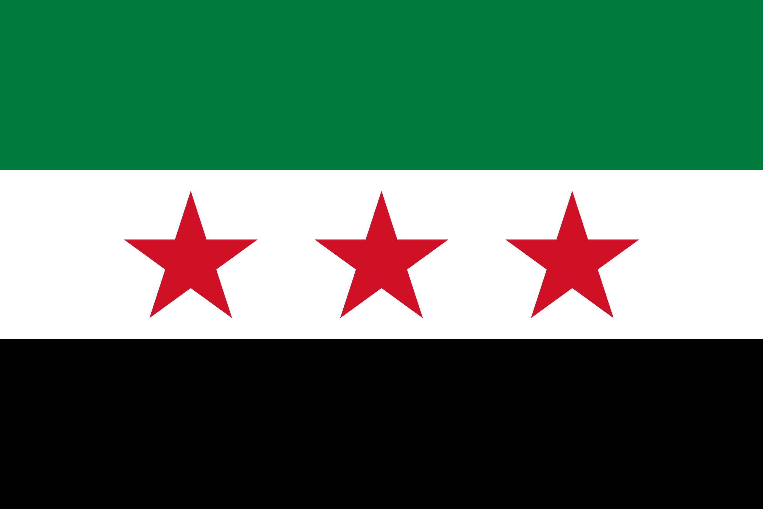 シリアの旗 世界の国旗