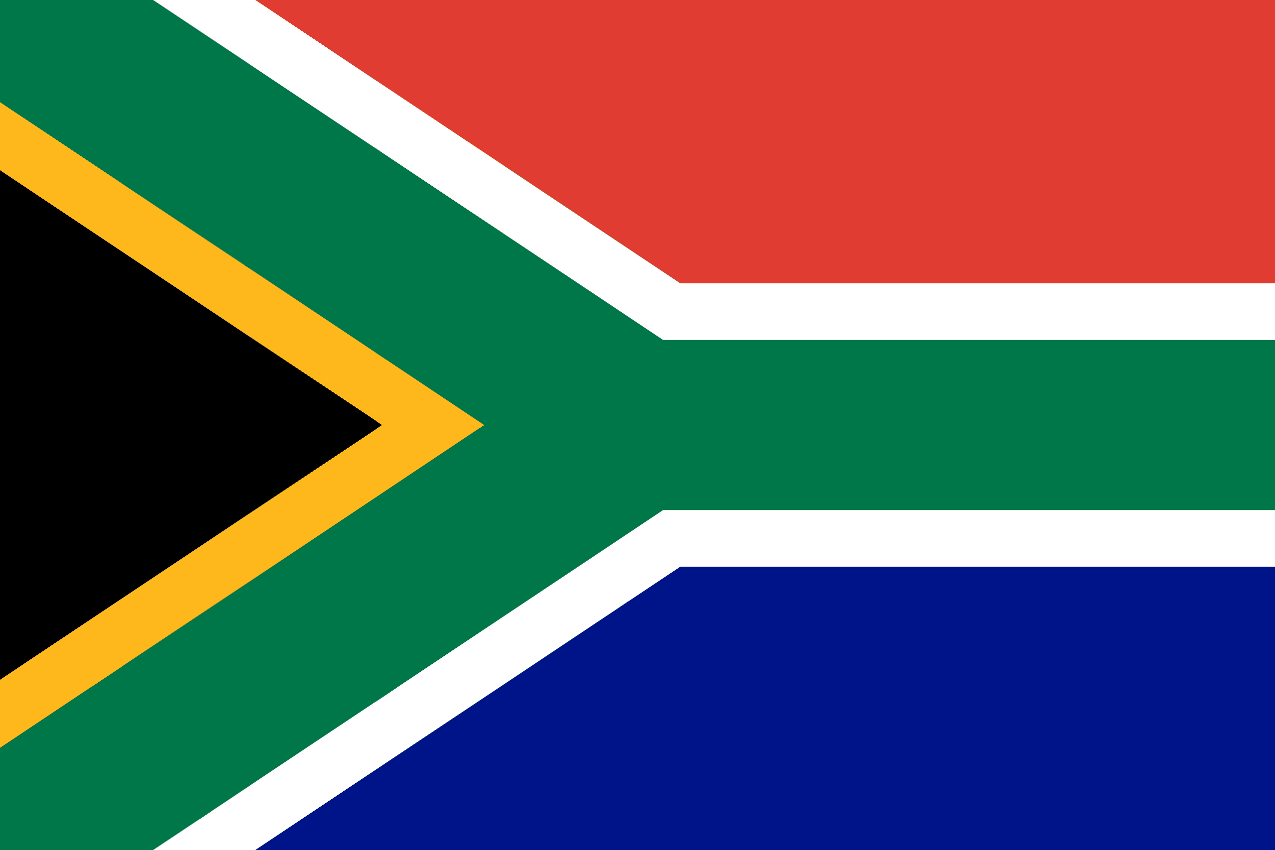 南アフリカの旗 世界の国旗