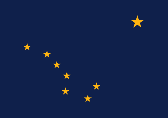 アラスカ州の旗