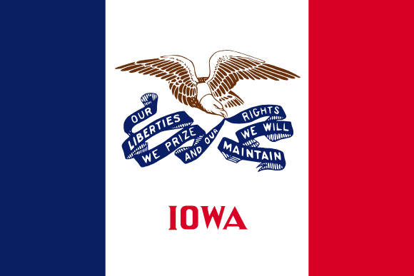 アイオワ州の旗