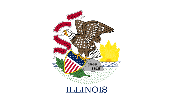 イリノイ州の旗