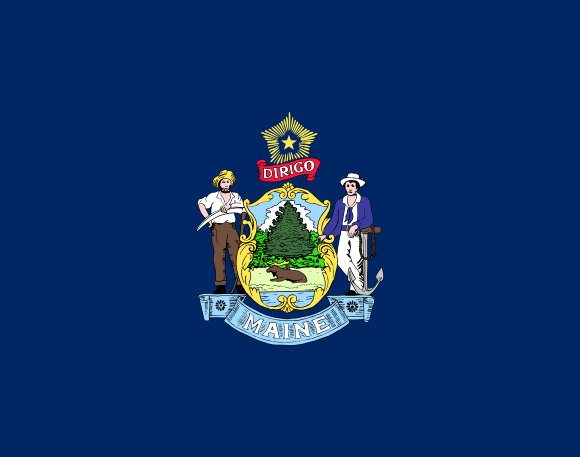 メイン州の旗